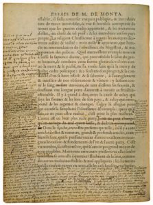 De la Coustume et de ne Changer Aisément une Loy Receue de Michel de Montaigne - Essais - Livre 1 Chapitre 23 - Édition de Bordeaux - 011