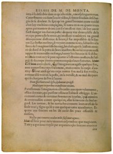 De la Force de l’Imagination de Michel de Montaigne - Essais - Livre 1 Chapitre 21 - Édition de Bordeaux - 005