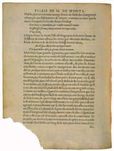 Des Cannibales de Michel de Montaigne - Essais - Livre 1 Chapitre 31 - Édition de Bordeaux - 003