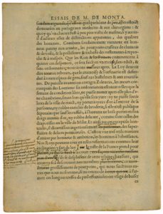 Des Loix Somptuaires de Michel de Montaigne - Essais - Livre 1 Chapitre 43 - Édition de Bordeaux - 002