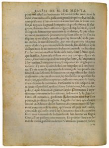 Divers Evenemens de Mesme Conseil de Michel de Montaigne - Essais - Livre 1 Chapitre 24 - Édition de Bordeaux - 003