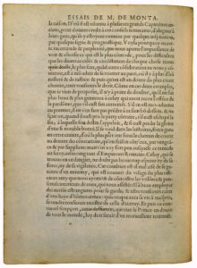 Divers Evenemens de Mesme Conseil de Michel de Montaigne - Essais - Livre 1 Chapitre 24 - Édition de Bordeaux - 007