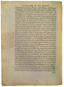 Divers Evenemens de Mesme Conseil de Michel de Montaigne - Essais - Livre 1 Chapitre 24 - Édition de Bordeaux - 011