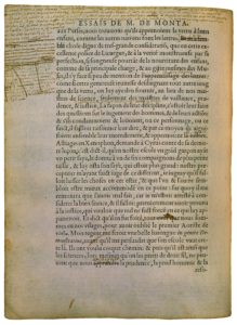 Du Pedantisme de Michel de Montaigne - Essais - Livre 1 Chapitre 25 - Édition de Bordeaux - 008