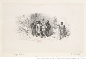 La Chauve-souris et Les Deux Belettes de Jean de La Fontaine dans Les Fables - Illustration de Gustave Doré - 1876