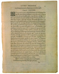 La Fortune Se Rencontre Souvent au Train de la Raison de Michel de Montaigne - Essais - Livre 1 Chapitre 34 - Édition de Bordeaux - 001