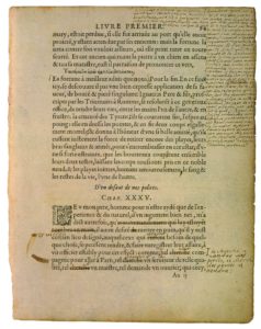 La Fortune Se Rencontre Souvent au Train de la Raison de Michel de Montaigne - Essais - Livre 1 Chapitre 34 - Édition de Bordeaux - 003