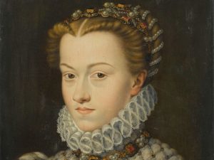 La Princesse de Clèves de Madame de La Fayette - Peinture de François Clouet - Elisabeth d'Autriche - 1571