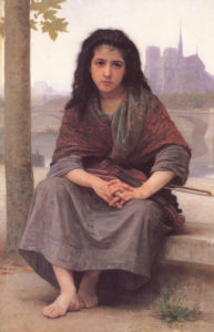 La Tzigane de Guillaume Apollinaire dans Alcools - Peinture de William-Adolphe Bouguereau - La Bohémienne - 1890