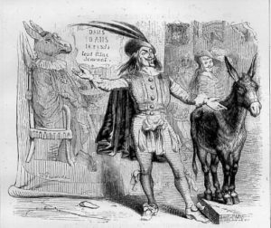 Le Charlatan de Jean de La Fontaine dans Les Fables - Illustration de Grandville - 1840