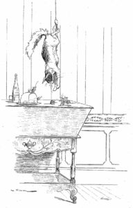Le Chat et Un Vieux Rat de Jean de La Fontaine dans Les Fables - Illustration de Auguste Vimar - 1897