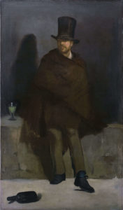 Le Vin du Solitaire de Charles Baudelaire dans Les Fleurs du Mal - Peinture de Édouard Manet - Le buveur d'absynthe - 1859