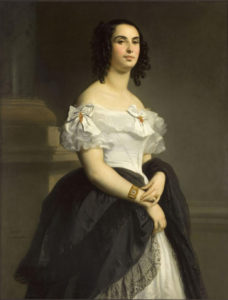 Les Femmes Sont sur La Terre... de Victor Hugo dans Les Contemplations - Peinture de Louis Boulanger - Portrait de Adèle Hugo - 1839