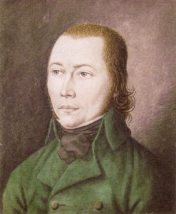 Schinderhannes de Guillaume Apollinaire dans Alcools - Peinture de Karl Matthias Ernst - Portrait de Johannes Bückler (Schinderhannes) - 1803