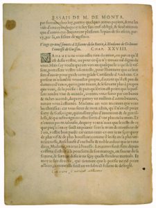 Vingt et neuf sonnets d’Étienne de La Boetie de Michel de Montaigne - Essais - Livre 1 Chapitre 29 - Édition de Bordeaux - 001