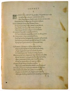 Vingt et neuf sonnets d’Étienne de La Boetie de Michel de Montaigne - Essais - Livre 1 Chapitre 29 - Édition de Bordeaux - 002