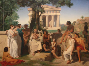 À Un Poëte Aveugle de Victor Hugo dans Les Contemplations - Peinture de Jean-Baptiste Auguste Leloir - Homère - 1841