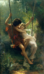 Aimons Toujours ! Aimons Encore... de Victor Hugo dans Les Contemplations - Peinture de Pierre Auguste Cot - Le printemps - 1873