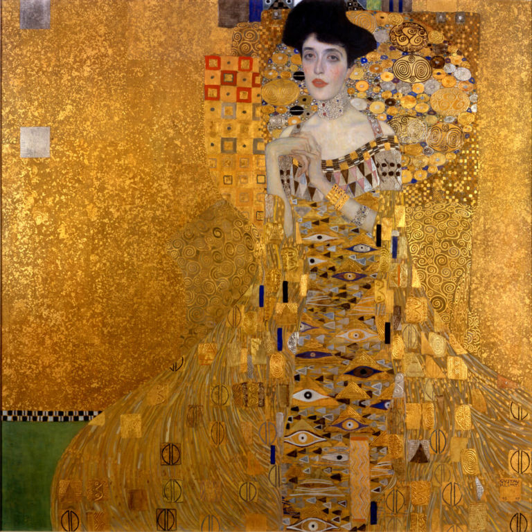 Amour de Victor Hugo dans Les Contemplations - Peinture de Gustav Klimt - Portrait de Adèle Bloch-Bauer I - 1907