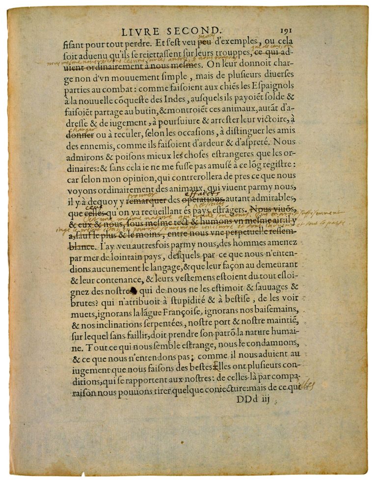 Apologie de Raimond Sebond de Michel de Montaigne - Essais - Livre 2 Chapitre 12 - Édition de Bordeaux - 032