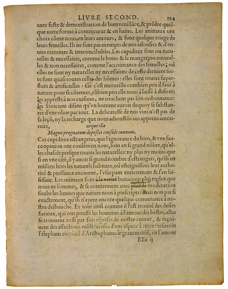 Apologie de Raimond Sebond de Michel de Montaigne - Essais - Livre 2 Chapitre 12 - Édition de Bordeaux - 038