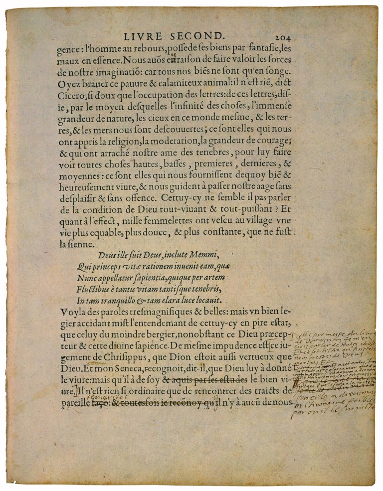 Apologie de Raimond Sebond de Michel de Montaigne - Essais - Livre 2 Chapitre 12 - Édition de Bordeaux - 058