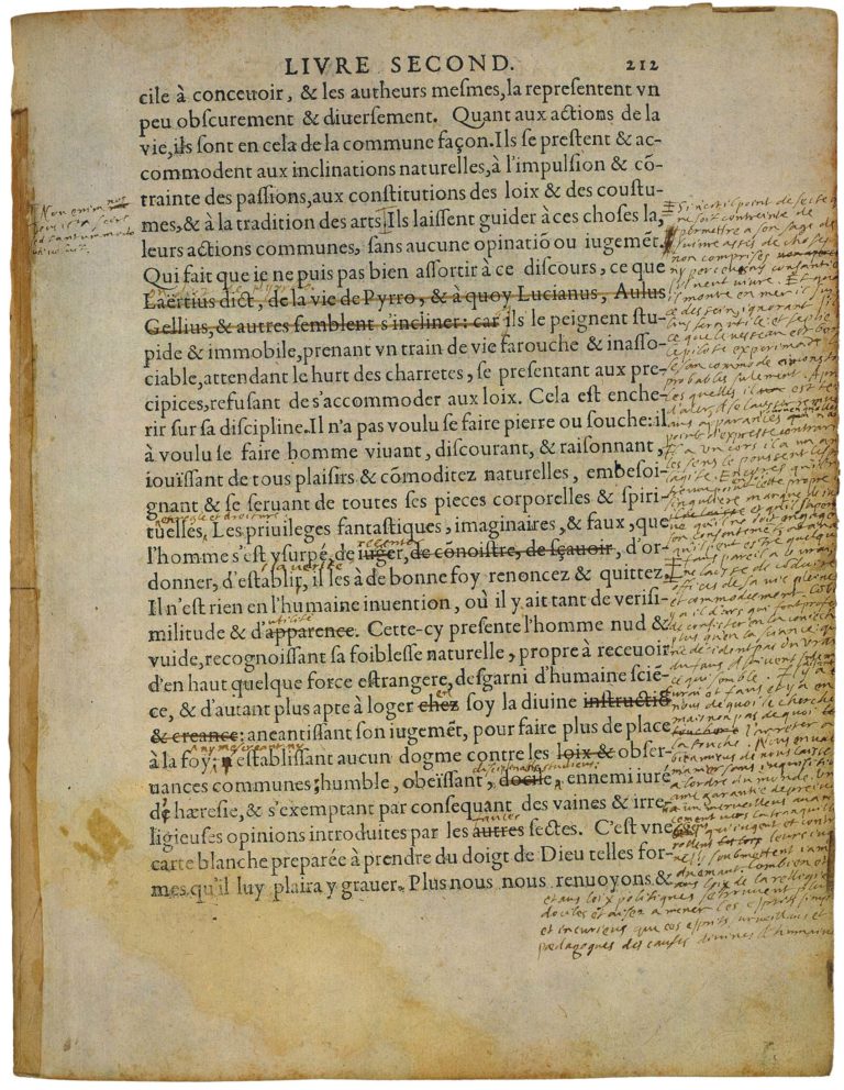 Apologie de Raimond Sebond de Michel de Montaigne - Essais - Livre 2 Chapitre 12 - Édition de Bordeaux - 074