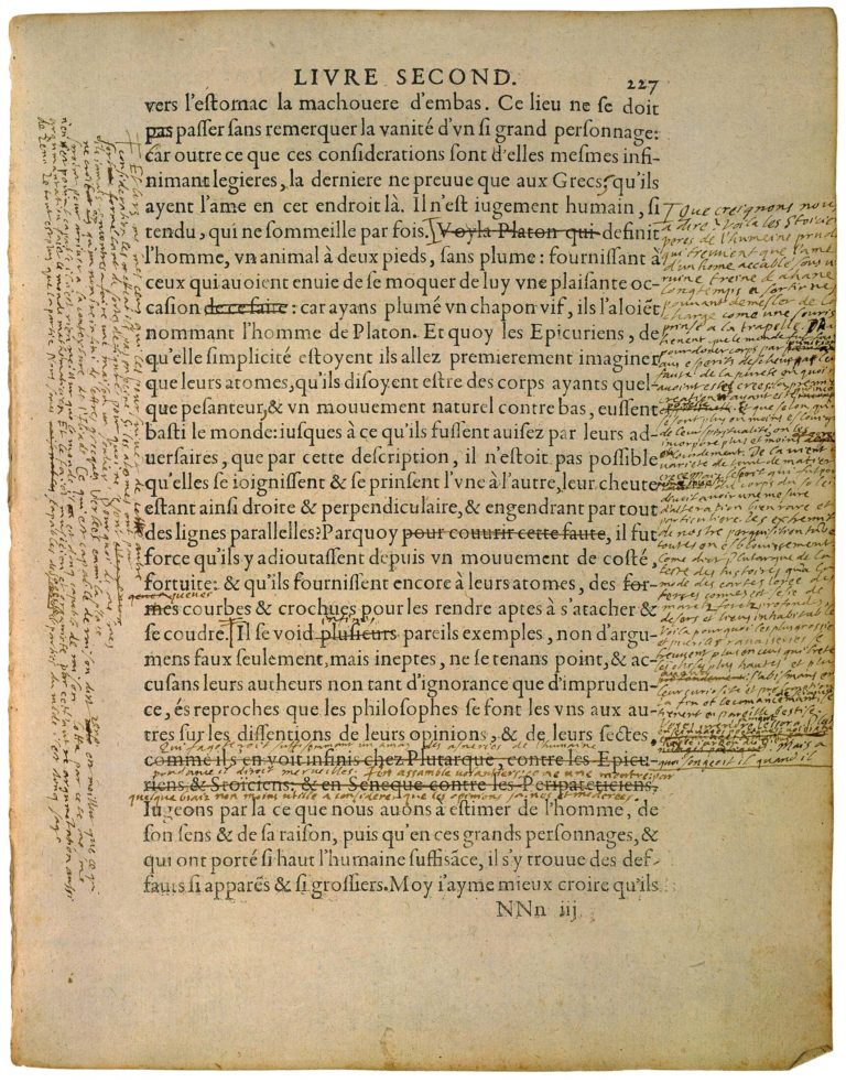 Apologie de Raimond Sebond de Michel de Montaigne - Essais - Livre 2 Chapitre 12 - Édition de Bordeaux - 104