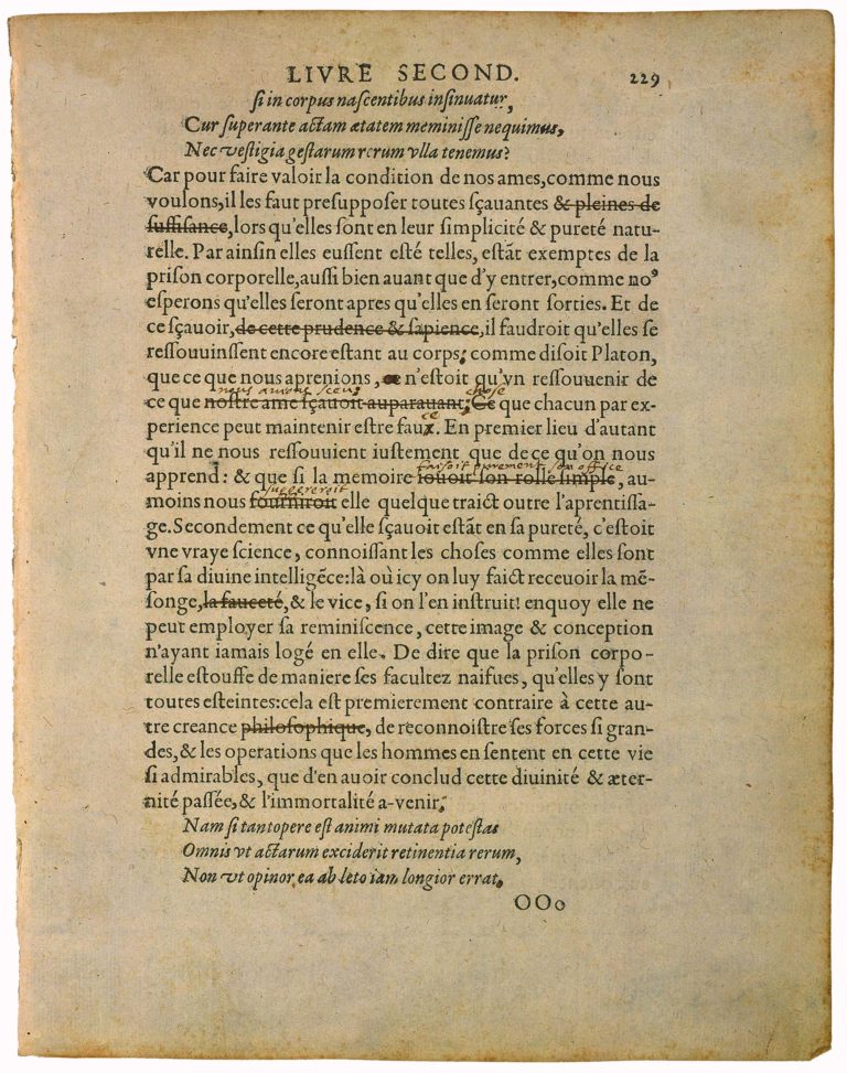 Apologie de Raimond Sebond de Michel de Montaigne - Essais - Livre 2 Chapitre 12 - Édition de Bordeaux - 108