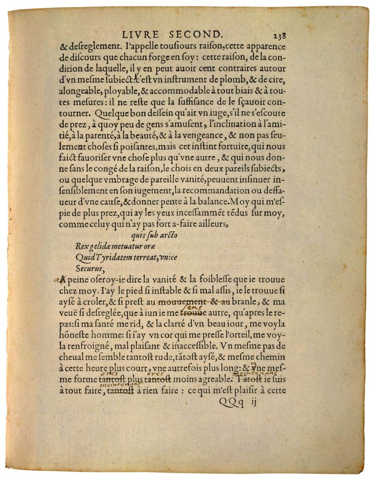 Apologie de Raimond Sebond de Michel de Montaigne - Essais - Livre 2 Chapitre 12 - Édition de Bordeaux - 126