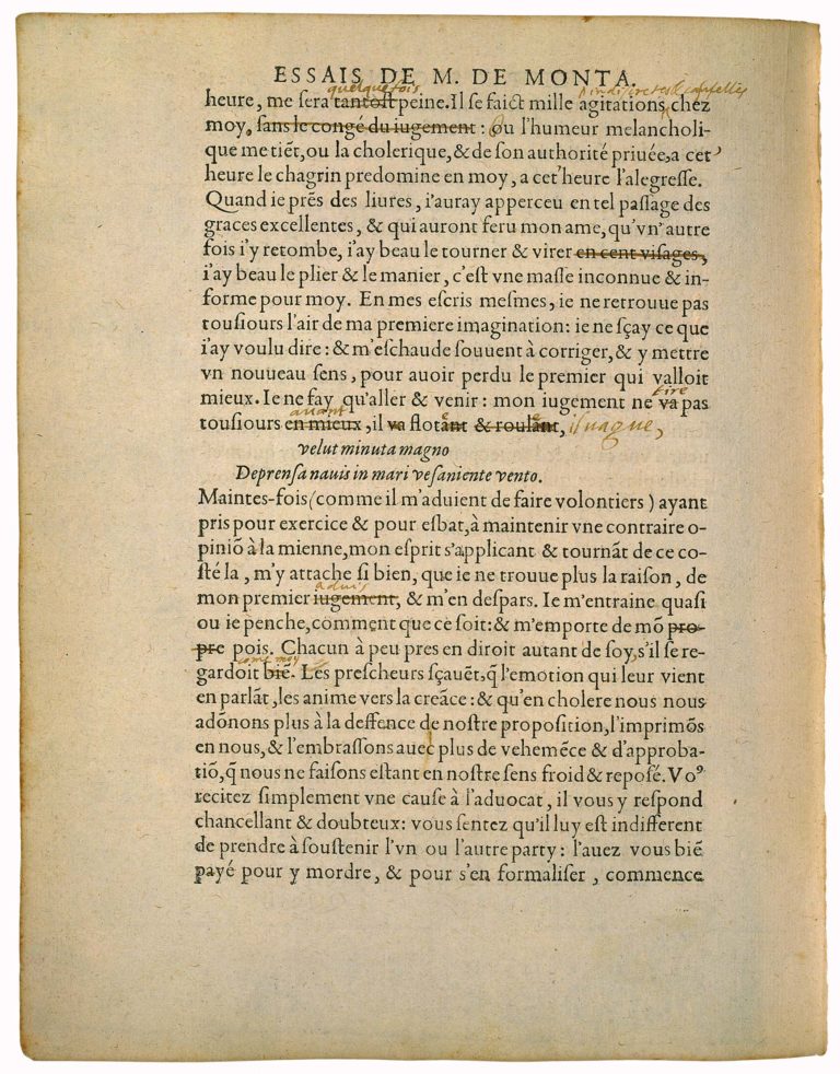 Apologie de Raimond Sebond de Michel de Montaigne - Essais - Livre 2 Chapitre 12 - Édition de Bordeaux - 127
