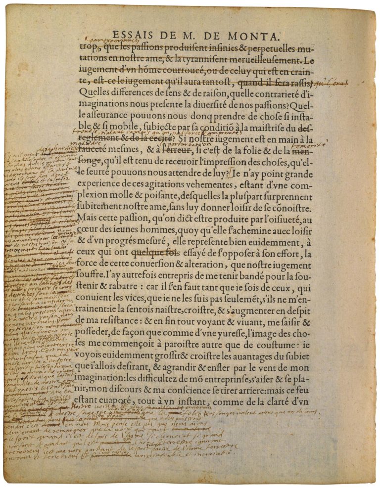 Apologie de Raimond Sebond de Michel de Montaigne - Essais - Livre 2 Chapitre 12 - Édition de Bordeaux - 129