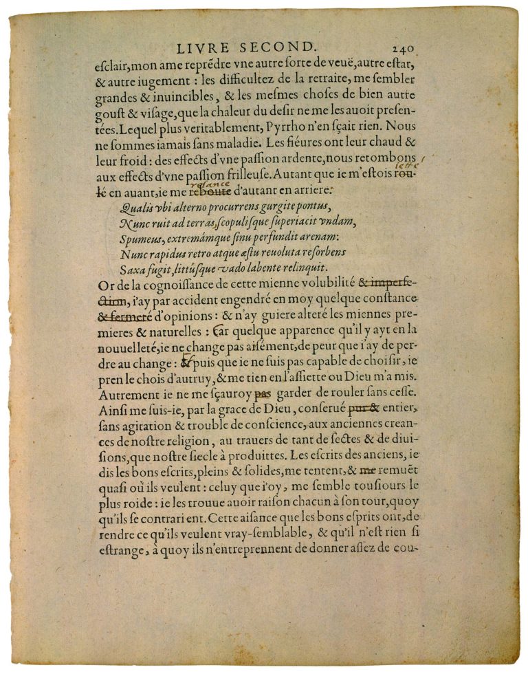 Apologie de Raimond Sebond de Michel de Montaigne - Essais - Livre 2 Chapitre 12 - Édition de Bordeaux - 130