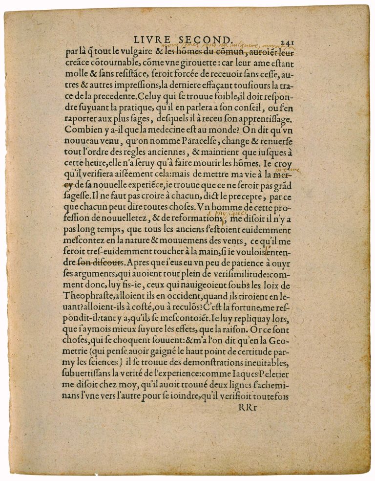 Apologie de Raimond Sebond de Michel de Montaigne - Essais - Livre 2 Chapitre 12 - Édition de Bordeaux - 132