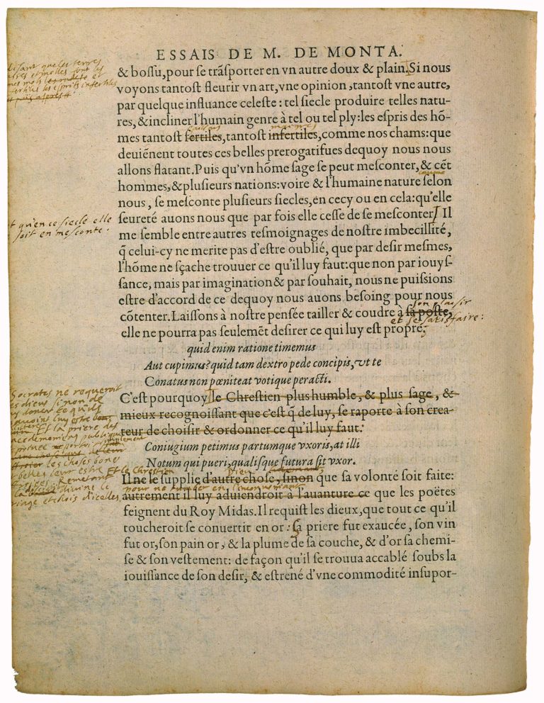 Apologie de Raimond Sebond de Michel de Montaigne - Essais - Livre 2 Chapitre 12 - Édition de Bordeaux - 137