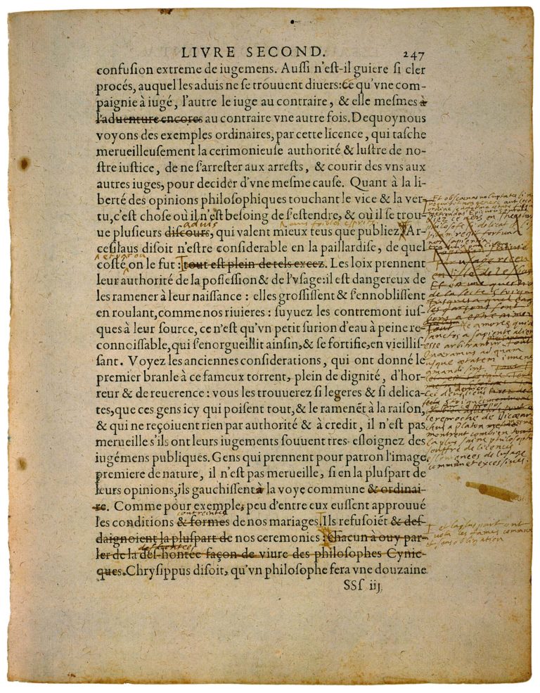 Apologie de Raimond Sebond de Michel de Montaigne - Essais - Livre 2 Chapitre 12 - Édition de Bordeaux - 144