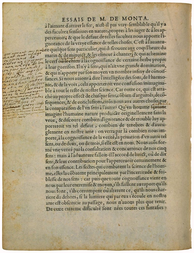 Apologie de Raimond Sebond de Michel de Montaigne - Essais - Livre 2 Chapitre 12 - Édition de Bordeaux - 151