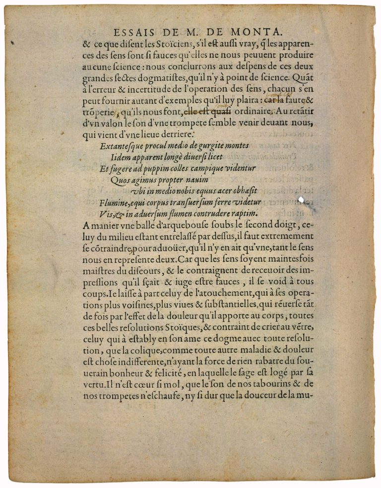 Apologie de Raimond Sebond de Michel de Montaigne - Essais - Livre 2 Chapitre 12 - Édition de Bordeaux - 153