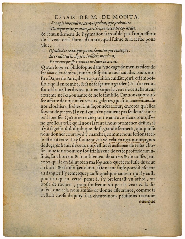 Apologie de Raimond Sebond de Michel de Montaigne - Essais - Livre 2 Chapitre 12 - Édition de Bordeaux - 155