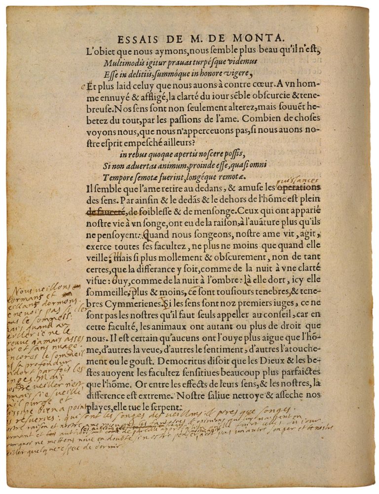 Apologie de Raimond Sebond de Michel de Montaigne - Essais - Livre 2 Chapitre 12 - Édition de Bordeaux - 157