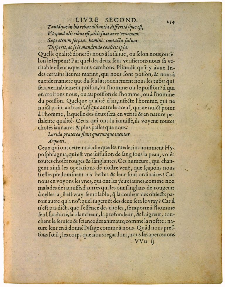 Apologie de Raimond Sebond de Michel de Montaigne - Essais - Livre 2 Chapitre 12 - Édition de Bordeaux - 158
