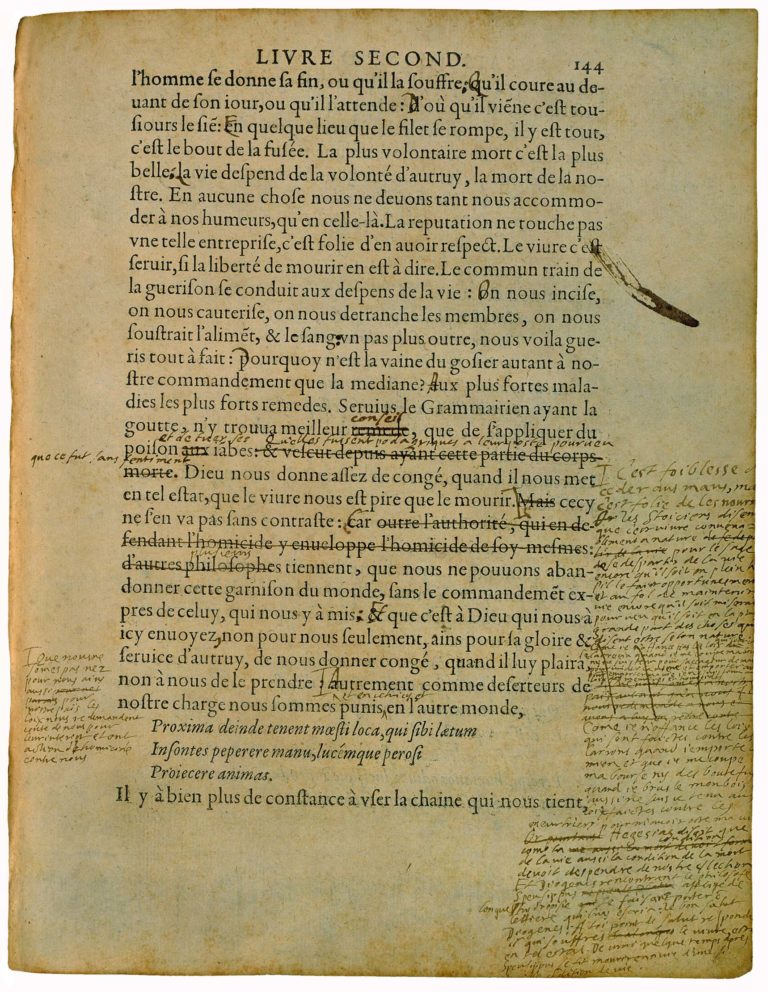 Coustume de l’Isle de Cea. de Michel de Montaigne - Essais - Livre 2 Chapitre 3 - Édition de Bordeaux - 003