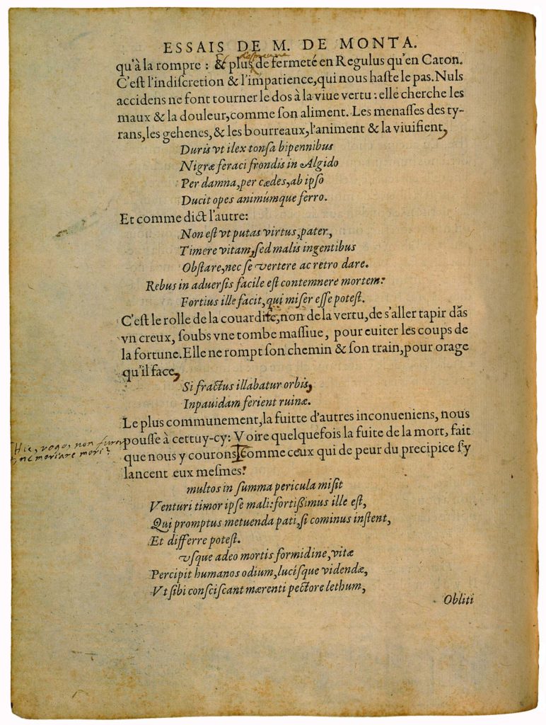 Coustume de l’Isle de Cea. de Michel de Montaigne - Essais - Livre 2 Chapitre 3 - Édition de Bordeaux - 004