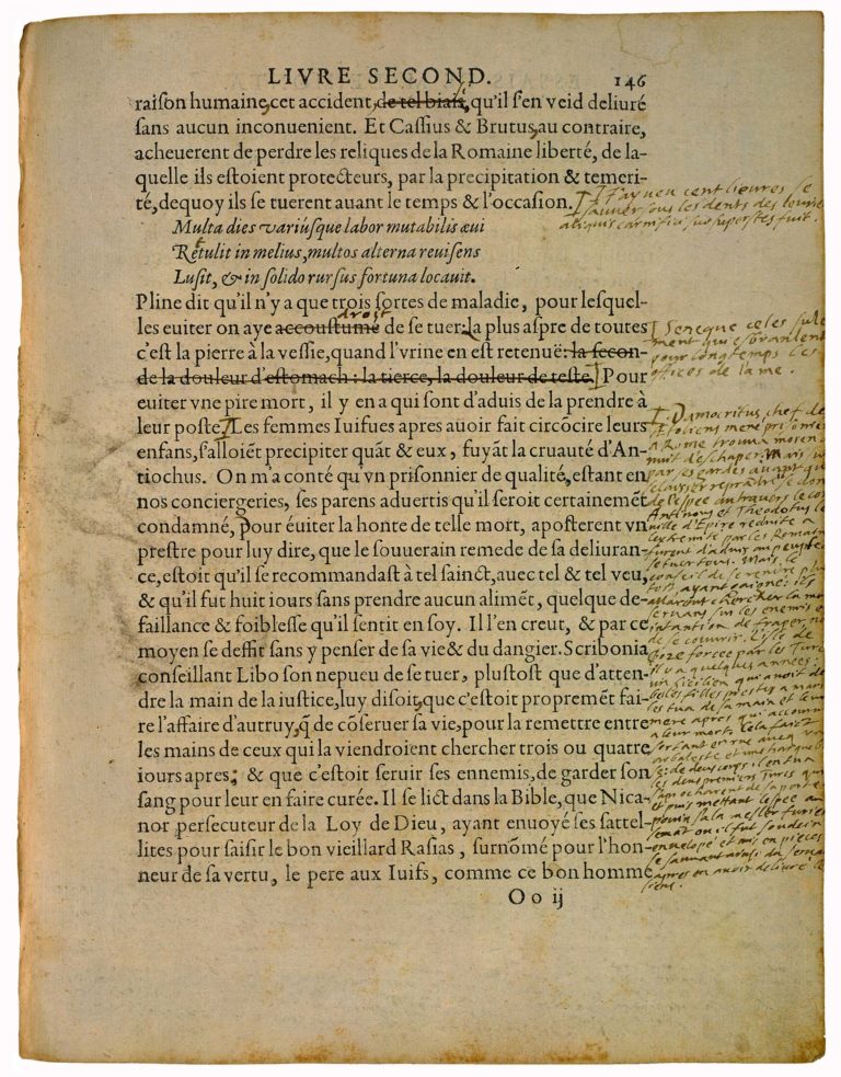 Coustume de l’Isle de Cea. de Michel de Montaigne - Essais - Livre 2 Chapitre 3 - Édition de Bordeaux - 007