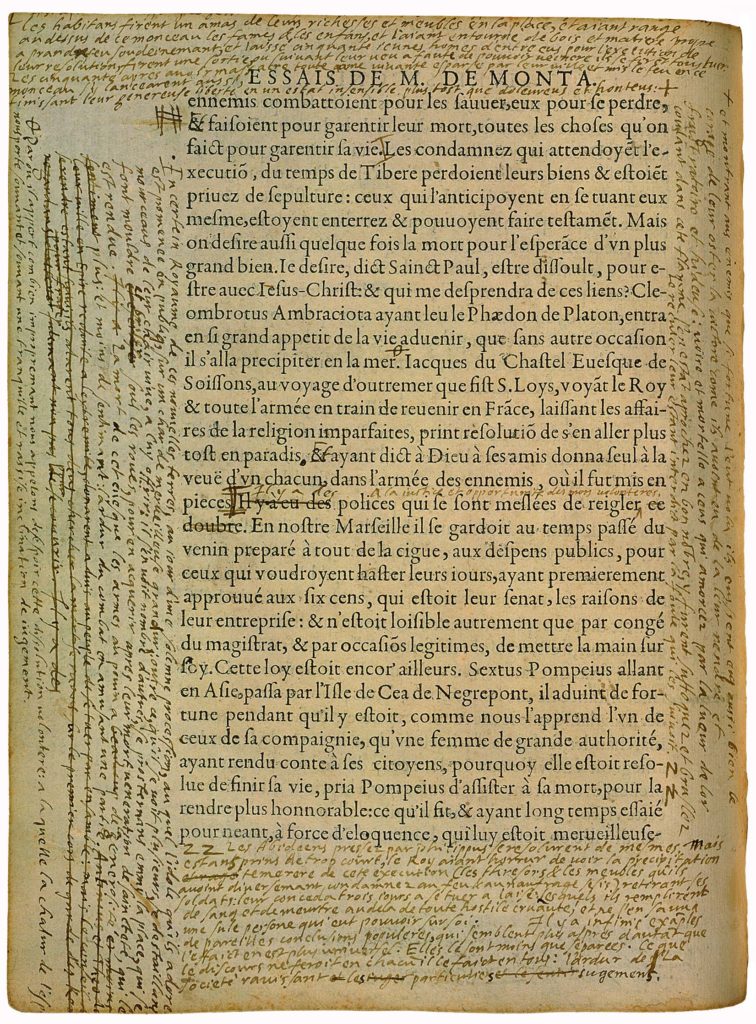 Coustume de l’Isle de Cea. de Michel de Montaigne - Essais - Livre 2 Chapitre 3 - Édition de Bordeaux - 010