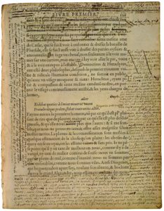 De Democritus et Heraclitus de Michel de Montaigne - Essais - Livre 1 Chapitre 50 - Édition de Bordeaux - 002