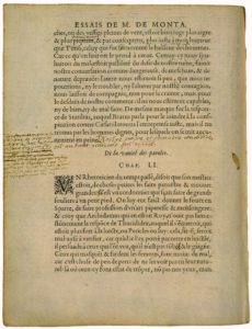 De Democritus et Heraclitus de Michel de Montaigne - Essais - Livre 1 Chapitre 50 - Édition de Bordeaux - 003