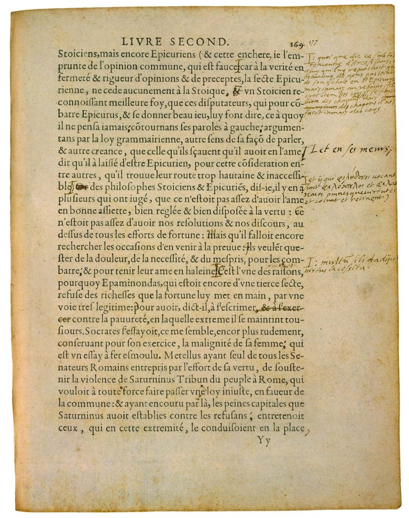 De La Cruauté de Michel de Montaigne - Essais - Livre 2 Chapitre 11 - Édition de Bordeaux - 002