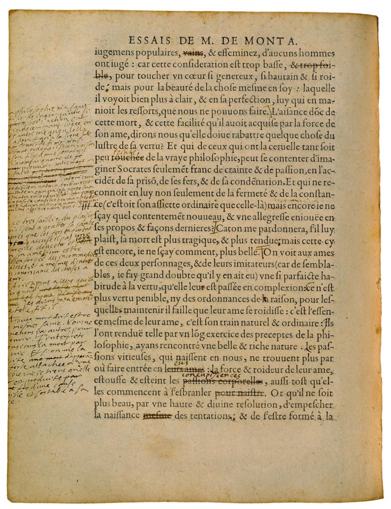 De La Cruauté de Michel de Montaigne - Essais - Livre 2 Chapitre 11 - Édition de Bordeaux - 005