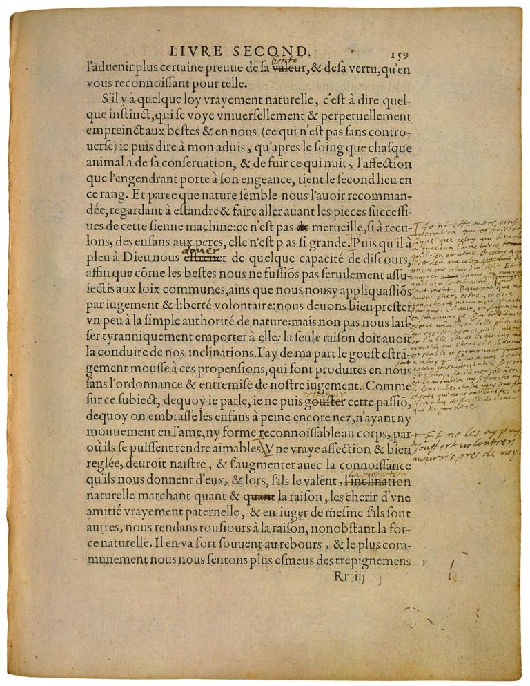 De l’Affection des Pères aux Enfants de Michel de Montaigne - Essais - Livre 2 Chapitre 8 - Édition de Bordeaux - 003